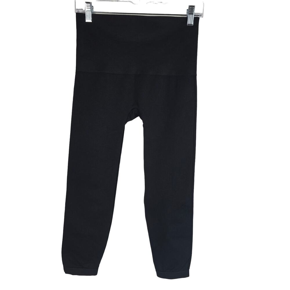 Spanx Women's Black Athletic Women's Leggings 1X